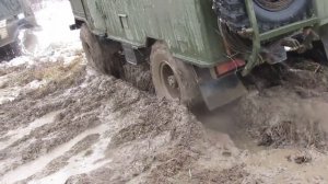 газ 66 на бтр колесах