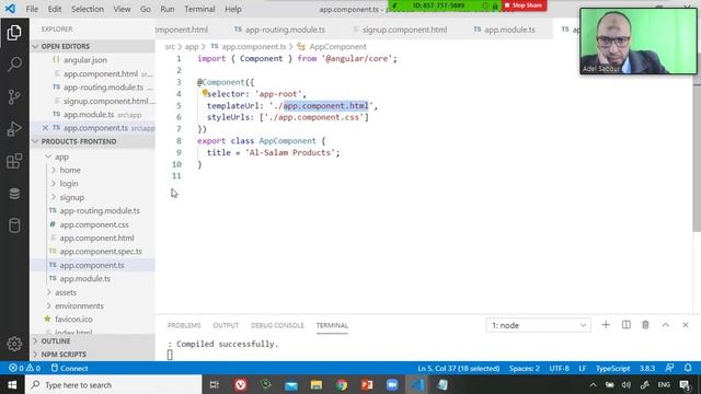 44 Cairo Univ Nodejs Angular HTML Validation and ReactiveFormModule, FormGroup, FormBuilder, Va смотреть онлайн