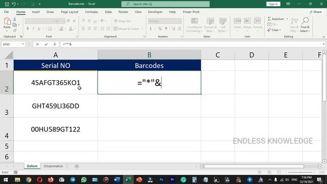 How to create Barcode in Excel in Tamil смотреть онлайн