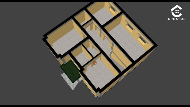 ✅ 2 Сотих ерга 2 Каватли Замонавий ихчамгина уй лойихаси | 256-Вариант смотреть онлайн