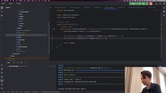 Live coding - шахматы в ООП стиле, часть 2 смотреть онлайн
