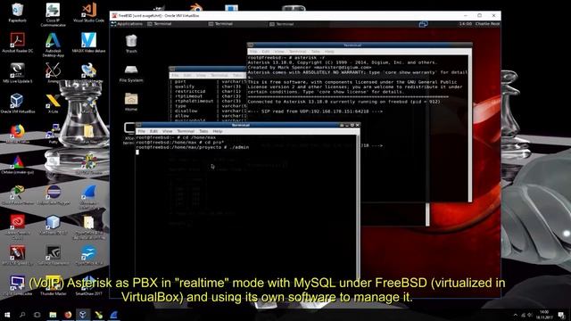 VoIP using Asterisk, Freebsd, MySQL und Java смотреть онлайн