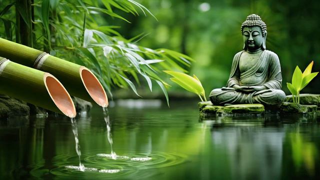 Música Relajante para Dormir, Sonido de Agua, Profundamente, Música para Meditar, Piano Relajante смотреть онлайн