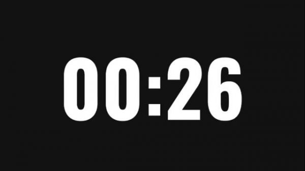 Online timer 1 minit /  Таймер 1 минута онлайн. таймер обратного отсчета. цифровой секундомер