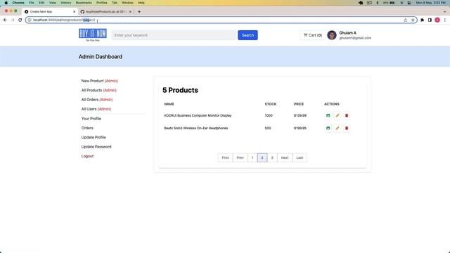 Next.js 13 Full Stack E-commerce App #24 | Admin Routes, Authorize Roles, Get all Products смотреть онлайн