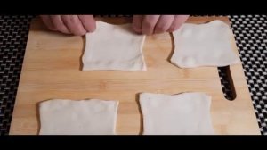 Лодочки из слоеного теста с начинкой! Вкусная и сытная выпечка!