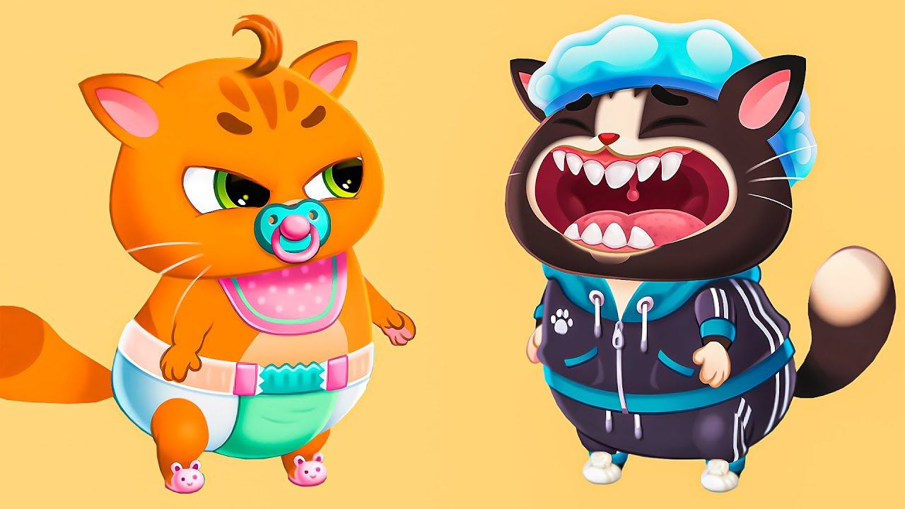 Суровый КОТИК БУБУ 2 #17. Испытание для Бубу и Васяна. Мультик ИГРА про котят на Игрули TV смотреть онлайн