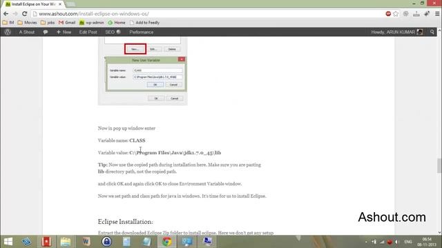 How to Set PATH and CLASSPATH for Java in Windows OS смотреть онлайн