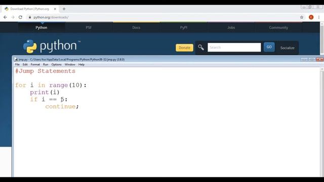 Break and continue in python in Hindi смотреть онлайн