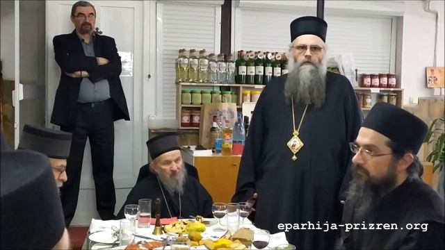 Свети Максим Исповедник 2020. - Обраћање Владике Максима на трпези љубави смотреть онлайн