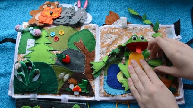 СКАЗОЧНАЯ РАЗВИВАЮЩАЯ КНИГА ИЗ ФЕТРА смотреть онлайн
