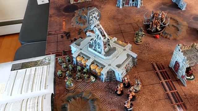 Chaos Incursion- Warhammer 40K Tempest of War Battle report смотреть онлайн