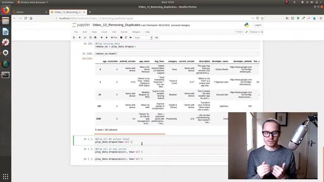 Video 13: Dropping Duplicates Values in Pandas смотреть онлайн