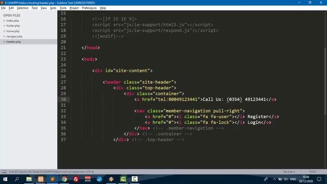 Penggunaan Template Responsive HTML untuk Halaman Web Dinamis dengan Bahasa PHP смотреть онлайн
