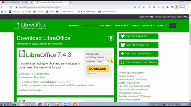 Libre Office Download and Installation || Learn Libre office in hindi | Part-1| смотреть онлайн
