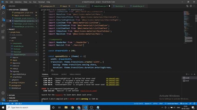 1/3 - Google Keep Clone | React and Material UI | React Project Series смотреть онлайн