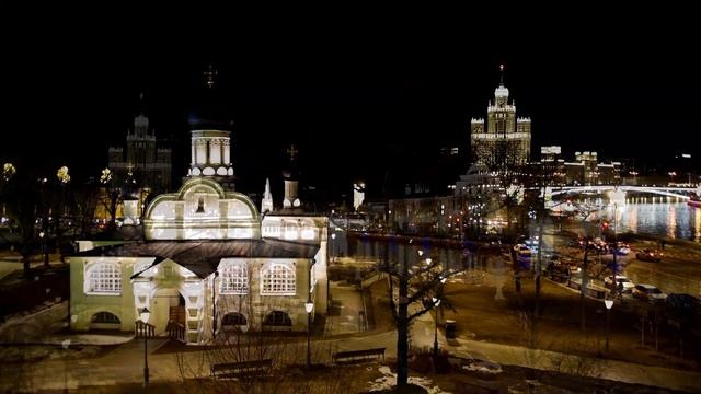 Тест Nikon D750 на ночную видеосъёмку. Москва, центр смотреть онлайн