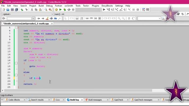 Programa que divide números sin DIVIDIR solo números enteros || Ejercicios c++ #3 смотреть онлайн