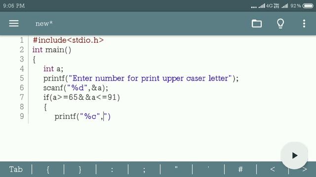 Write a program to enter number and print upper case letters смотреть онлайн