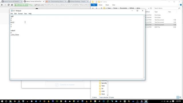 How to Download / Install Git & GitHub Desktop (Git Beginner Tutorial, first commit) смотреть онлайн
