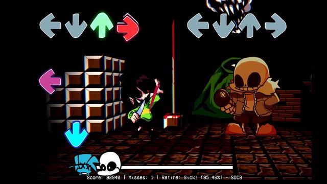 Karmatic Showdown FNF' (Game Over FNF' Undertale Mix) смотреть онлайн