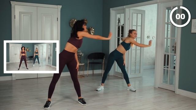 Танцевальная тренировка дома. Сжигаем калории 45 минут в танцах. Танцы для похудения дома | PopSpor смотреть онлайн