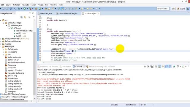 Online Batch 2 Day 4 TestNG Assertion смотреть онлайн