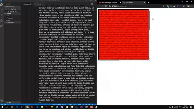 Դաս 7 #CSS3 / Ծանոթանում ենք Owerflow-ի և իր արժեքների հետ || Sami Hayrapetyan смотреть онлайн