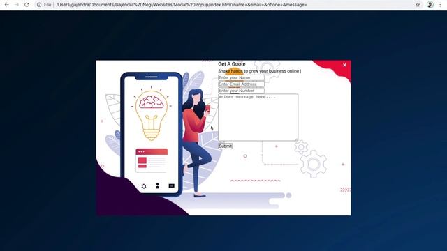 How to Create a Modal (Popup) with HTML, CSS & jQuery смотреть онлайн