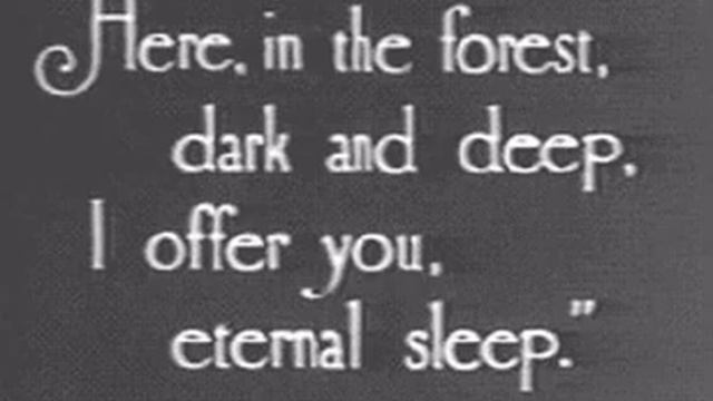 "Here, in the forest, dark and deep, i offer you, eternal sleep." смотреть онлайн