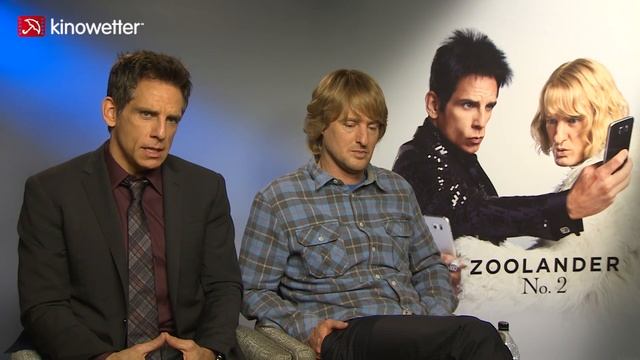 Interview Ben Stiller & Owen Wilson ZOOLANDER 2 смотреть онлайн