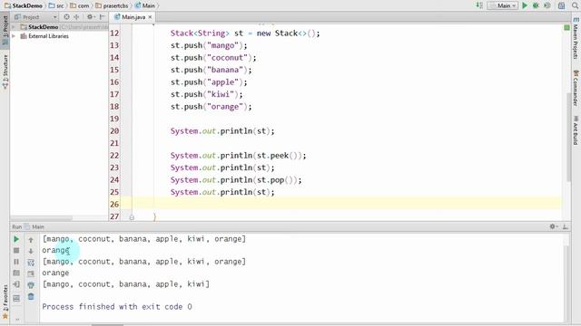 สอน Java: การใช้งานคลาส Stack смотреть онлайн