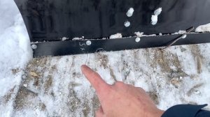 Снегоотвал Бульдозер - идеально почистит снег на Вашем участке! Отличная лопата на колесах и скребо
