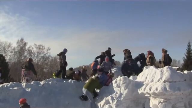 Встреча масленицы в музее под открытым небом - сьёмки с воздуха смотреть онлайн