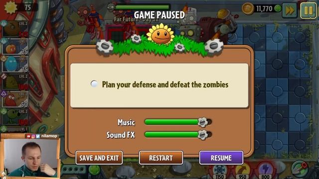 ДАЛЕКОЕ БУДУЩЕЕ 22 УРОВЕНЬ, БЫЛО СЛОЖНО | Plants vs. Zombies 2: It’s About Time #39 смотреть онлайн