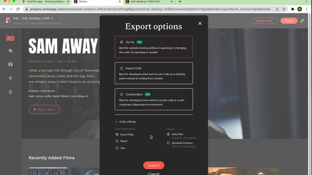 Convert Figma to HTML Automatically with Anima смотреть онлайн