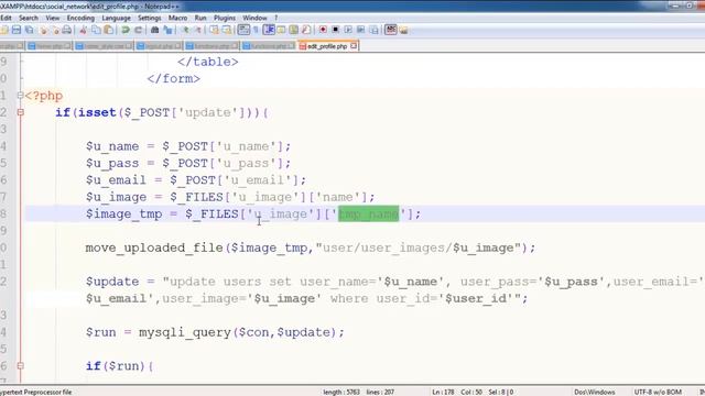 29 Social Network with PHP in Urdu Hindi part 29 edit profile смотреть онлайн