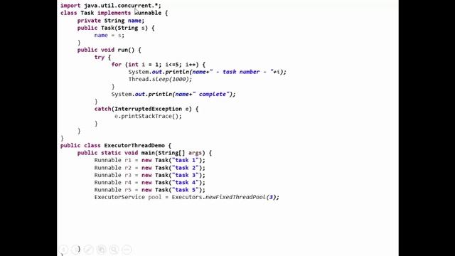 Unit 12: Creating Threads using Executor Framework смотреть онлайн
