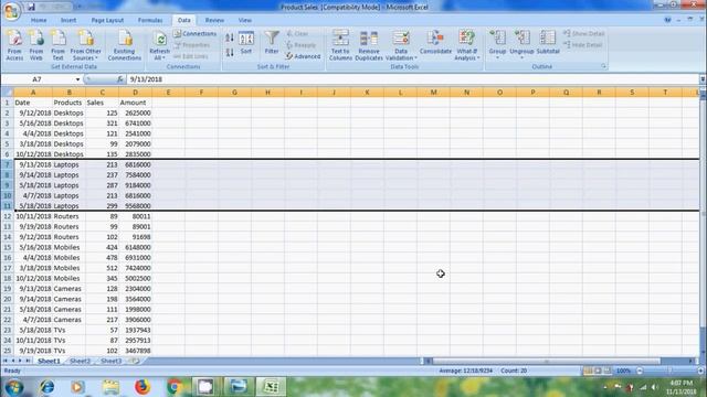 Excel 2007: how to use group ungroup and subtotal in excel смотреть онлайн