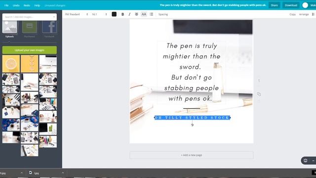 Canva Tutorial - How to Create Easy Social Media Quotes смотреть онлайн
