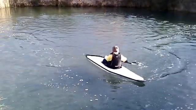 Future Kids Mini-Polo Kayak - First trials by our little test pilot Roger - II смотреть онлайн