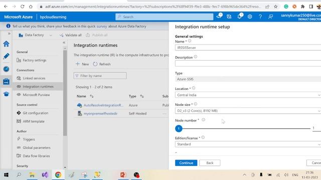 23- Azure SSIS Integration Runtime in Azure Data Factory in Hindi смотреть онлайн