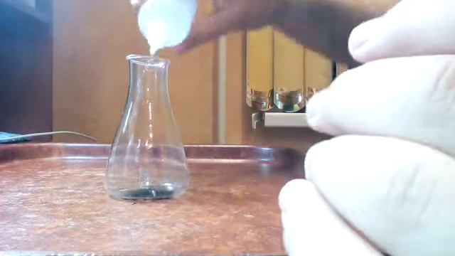 Оксид марганца с пероксидом водорода