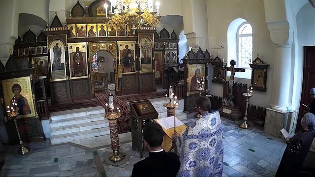 19.09.2021 Предпразднство Рождества Пресвятой Богородицы. Мч. Созонта. Вечернее богослужение. смотреть онлайн