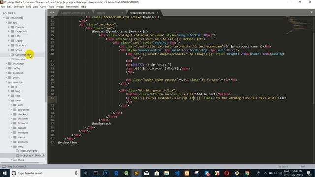 Laravel e-commerce add favorite customer product part 16 смотреть онлайн
