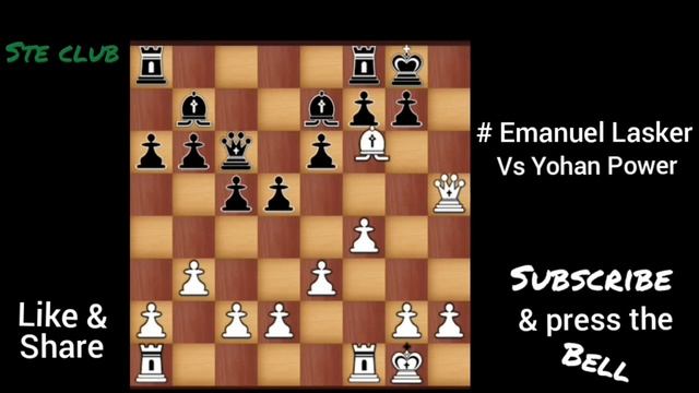 evergreen chess game | Emanuel Lasker Vs Y Power : chess tricks and traps to checkmate and win fas смотреть онлайн