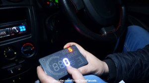 A8 5.5 OBDII HUD проектора на стекло автомобиля. Видео обзор, инструкция и тест.