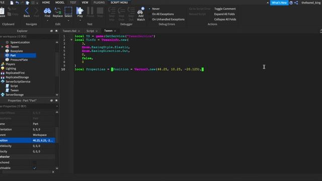 Fast and Quick Tutorial of Roblox Tween Service! смотреть онлайн