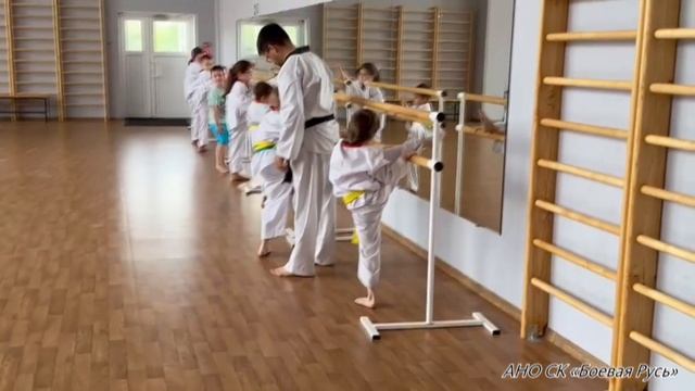 АНО СК "Боевая Русь". Детская тренировка #БоеваяРусь #тхэквондо смотреть онлайн