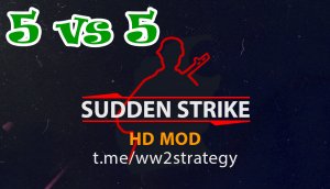 Sudden Strike (Противостояние 3) мод HD игра по сети 5 против 5